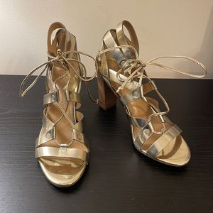 Banana Republic Golden Strap Sandals
